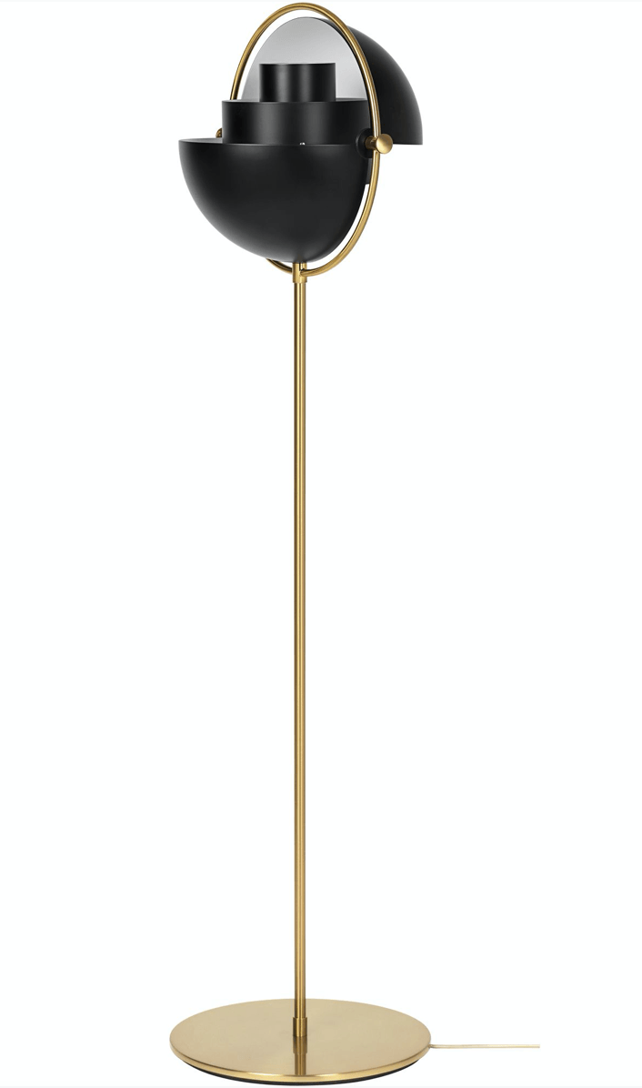 Multi - Lite Floor Lamp - Gubi - Pendants - Chrome Base & Chrome Shade - HORNE