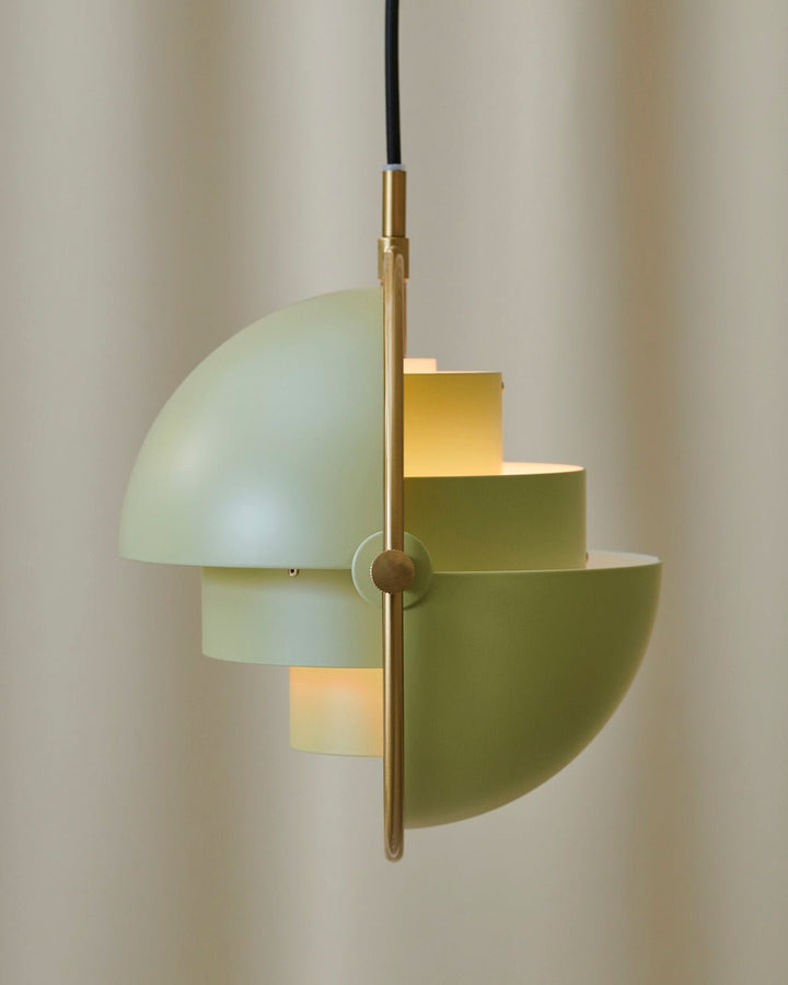 Multi - Lite Pendant - Small - Gubi - Pendants - Desert Sage/Brass - HORNE