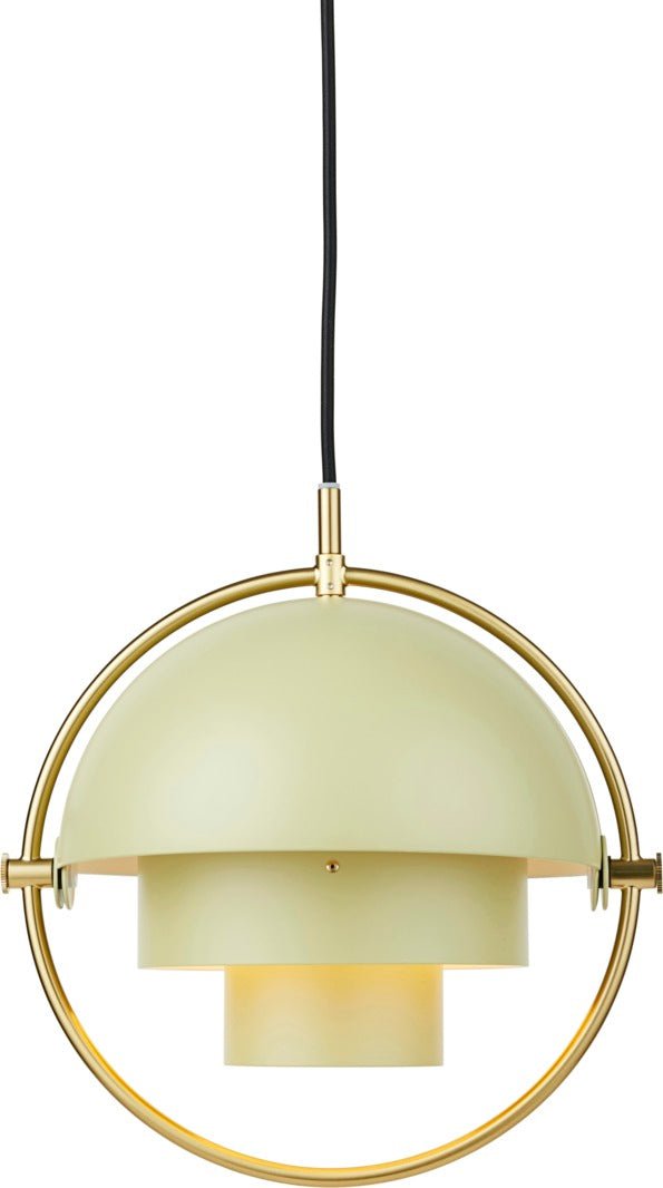 Multi - Lite Pendant - Small - Gubi - Pendants - Desert Sage/Brass - HORNE