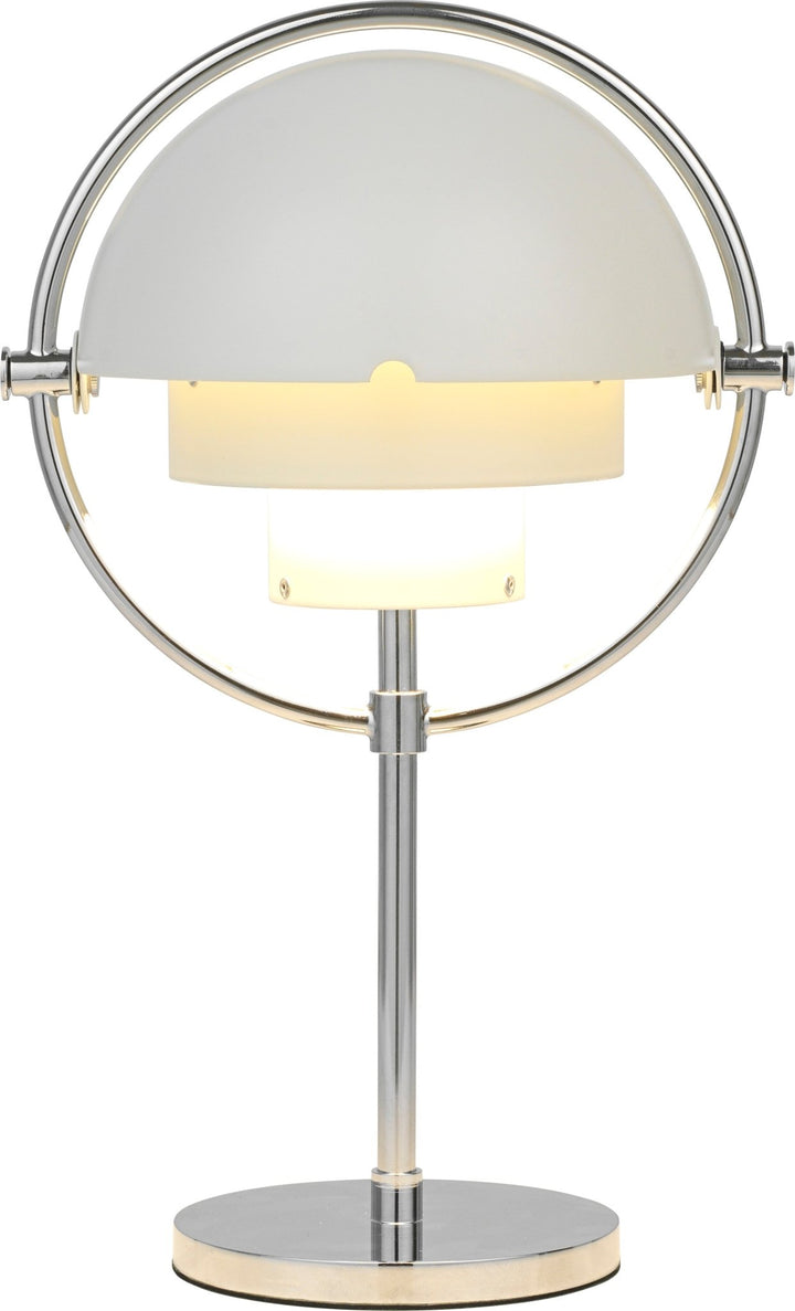 Multi - lite Portable Lamp - Gubi - Outdoor Lights - Chrome & White - HORNE
