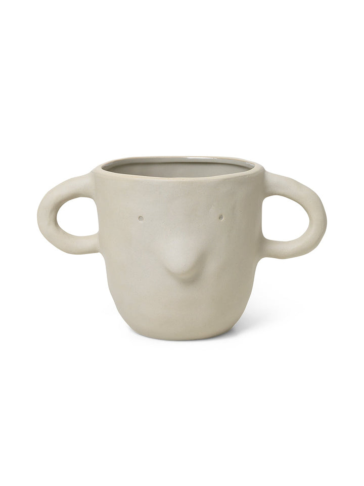 Mus Plant Pot - Ferm Living - Pots & Planters - Sand - Extra Large - HORNE