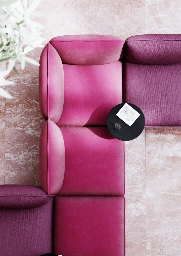 Nakki Lobby Ottoman - Woud - Chairs - Gabriel Step Melange - 60011 - HORNE