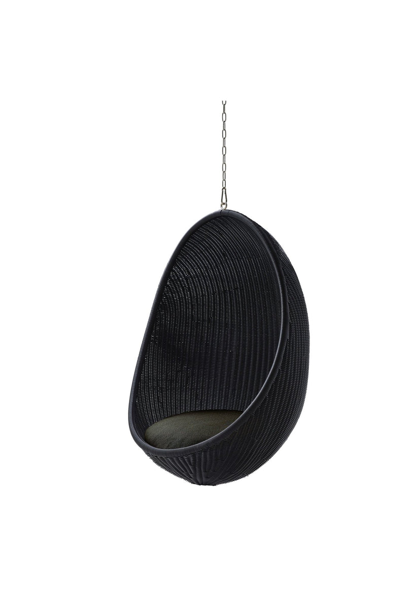 Nanna Ditzel Hanging Egg Chair Exterior - Sika Design - Outdoor Furniture - ArtFibre Natural - No Cushion - With Chain - HORNE