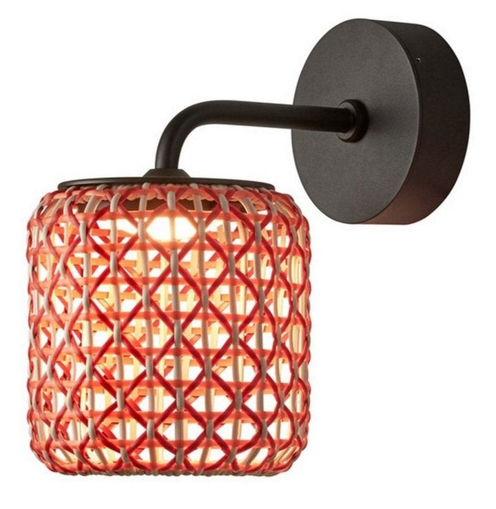 Nans A/01 Outdoor Wall Lamp - Bover - Wall Sconces - Brown/Red - HORNE