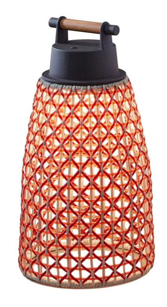 Nans M/41/R Table Lamp - Bover - Table + Task - Brown/Red - HORNE