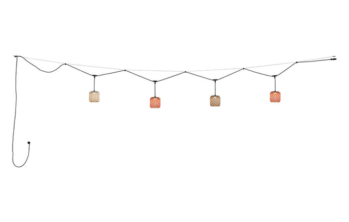 Nans S/16/4L Catenary Outdoor Pendants - Bover - Pendants - Brown/Red - HORNE