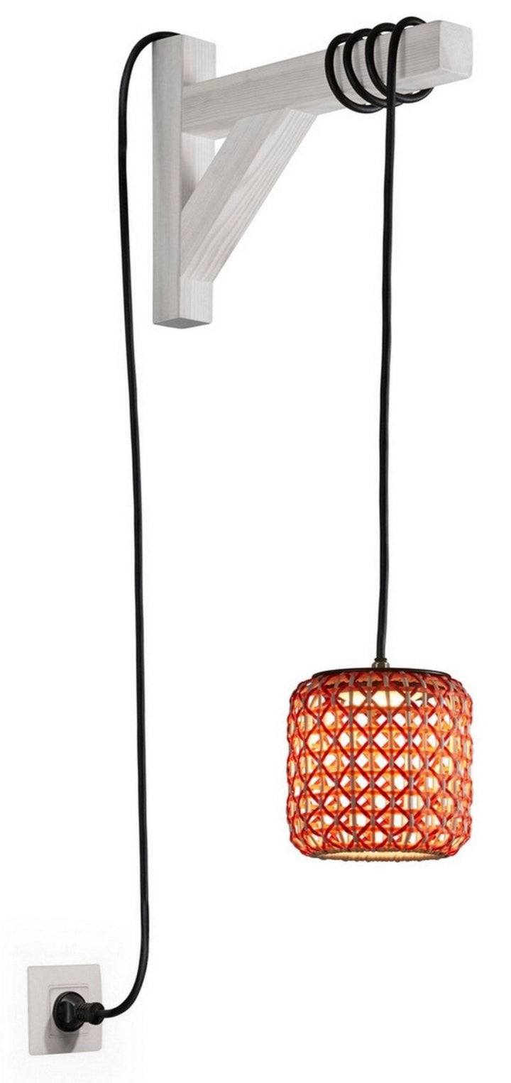 Nans S/16/H Outdoor Pendant - Bover - Pendants - Brown/Red - HORNE