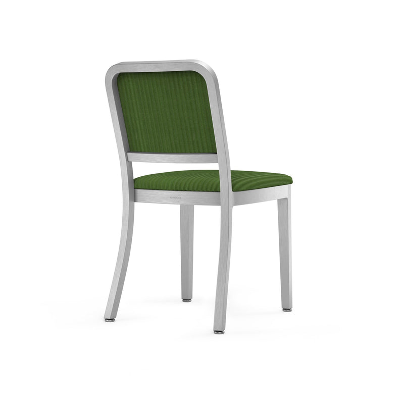 Navy Officer Upholstered Chair - Emeco - Chairs - Hand Brushed - Kvadrat Hallingdal 116 - HORNE