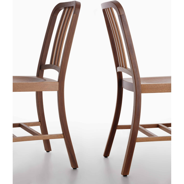 Navy Wood Chair - Emeco - Chairs - Black - Stained Oak - HORNE