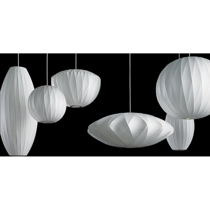 George Nelson Bubble Pendant - Crisscross Saucer