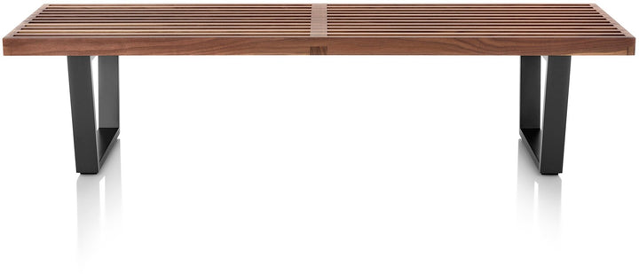 Nelson® Platform Bench – Ebonized Wood Base - Herman Miller® - Stools + Benches + Ottomans - 48" - Natural Maple - HORNE