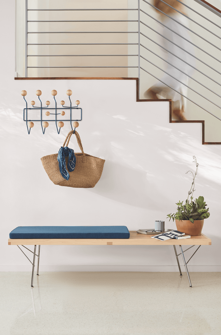 Nelson® Platform Bench – Trivalent Chrome Base - Herman Miller® - Stools + Benches + Ottomans - 48" - Natural Maple - HORNE