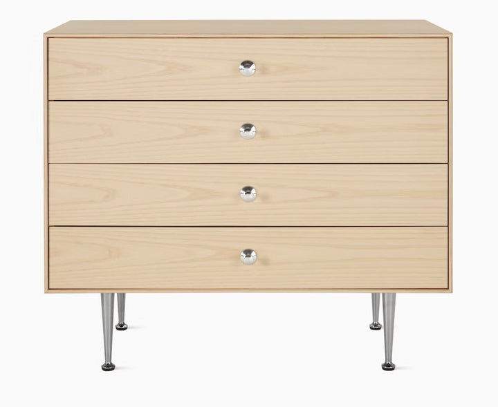 Nelson® Thin Edge 4 - Drawer Chest - Herman Miller® - Dressers - Ash - HORNE