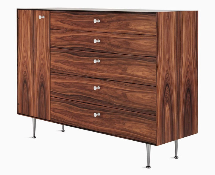 Nelson® Thin Edge Chest Cabinet - Herman Miller® - Dressers - Santos Palisander - Left - HORNE
