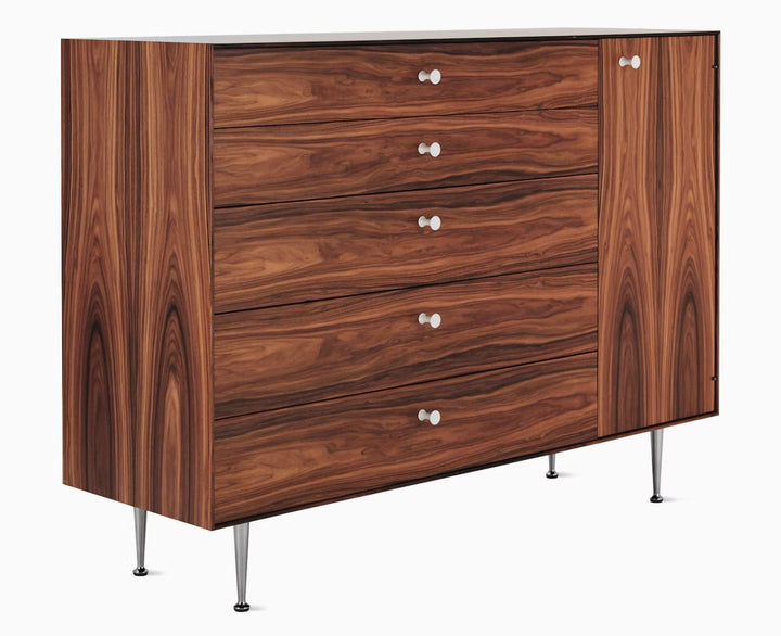 Nelson® Thin Edge Chest Cabinet - Herman Miller® - Dressers - Santos Palisander - Right - HORNE