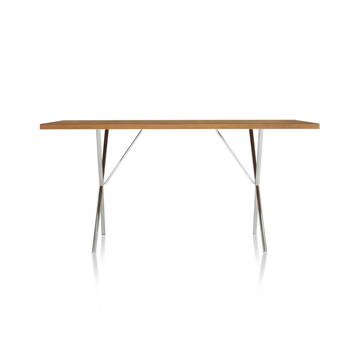 Nelson® X - Leg Table - Herman Miller® - Tables - 30" x 60" - Walnut/ Chrome - HORNE