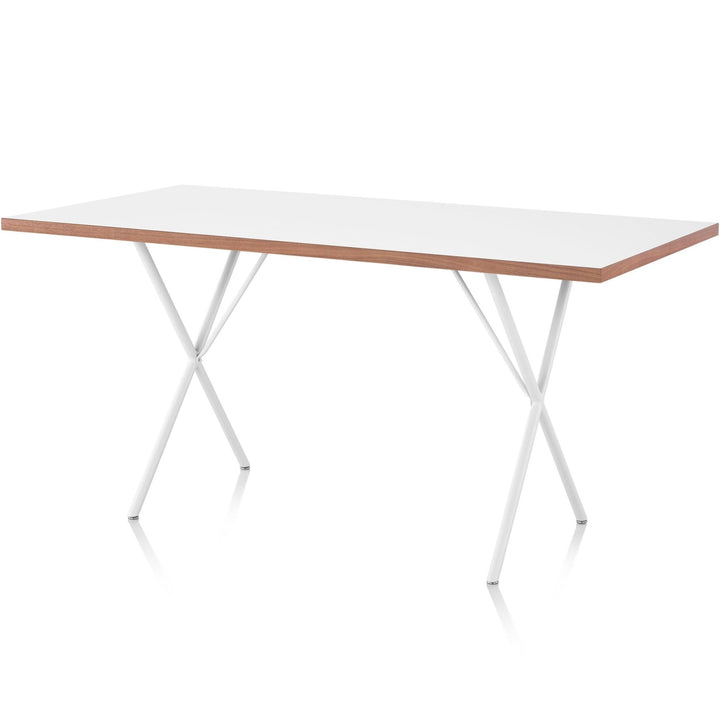 Nelson® X - Leg Table - Herman Miller® - Tables - 30" x 60" - White Ash/ White - HORNE
