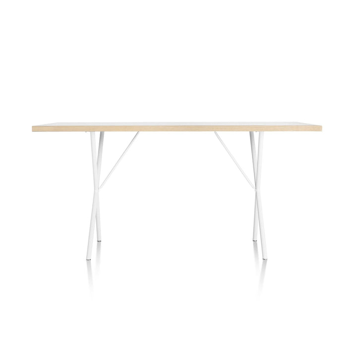 Nelson® X - Leg Table - Herman Miller® - Tables - 30" x 60" - White Ash/ White - HORNE