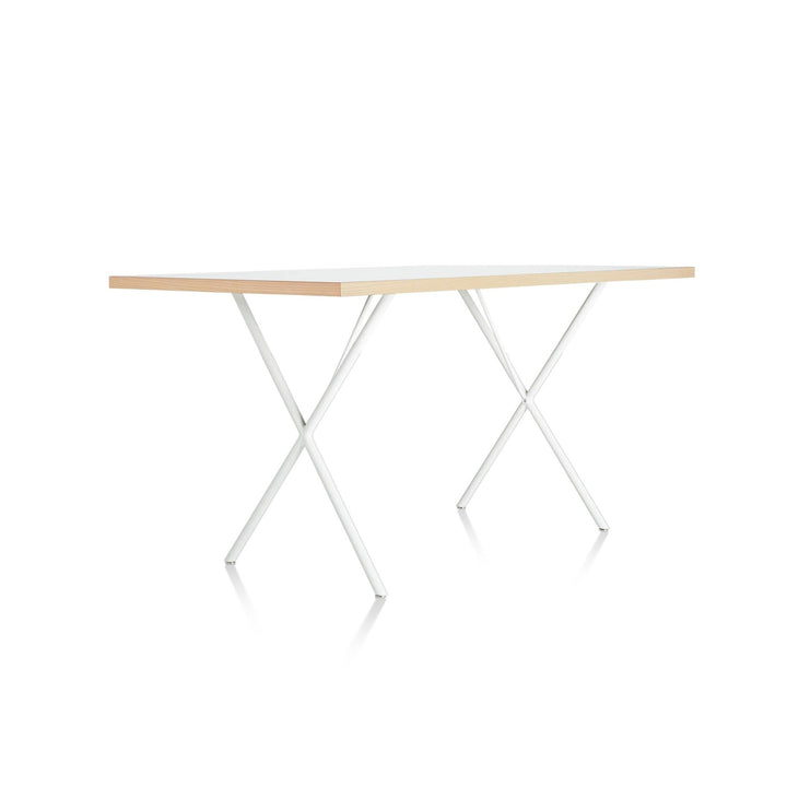 Nelson® X - Leg Table - Herman Miller® - Tables - 30" x 60" - White Ash/ White - HORNE