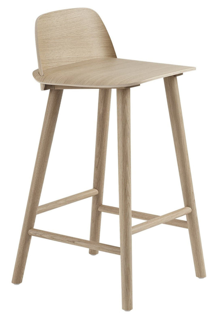 Nerd Stool - Muuto - Stools + Benches + Ottomans - Counter Height - Oak - HORNE