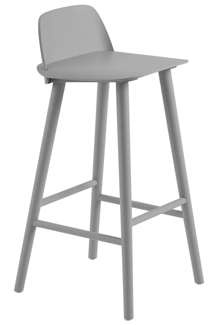 Nerd Stool - Muuto - Stools + Benches + Ottomans - Bar Height - Grey - HORNE