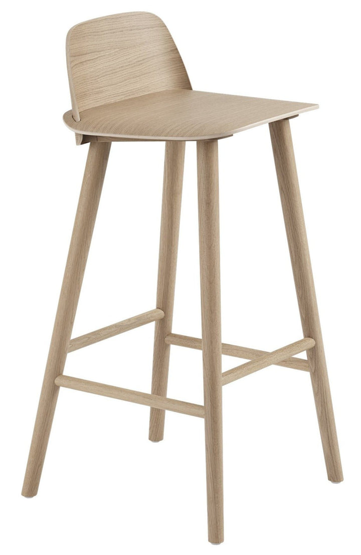 Nerd Stool - Muuto - Stools + Benches + Ottomans - Bar Height - Oak - HORNE