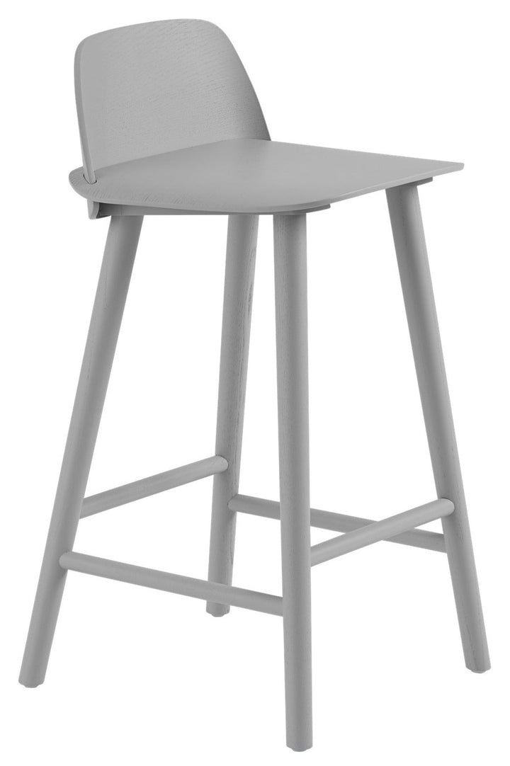 Nerd Stool - Muuto - Stools + Benches + Ottomans - Counter Height - Grey - HORNE