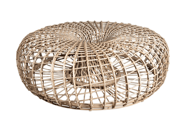 Nest Coffee Table/Footstool - Cane Line - Stools + Benches + Ottomans - Large - No Top - HORNE