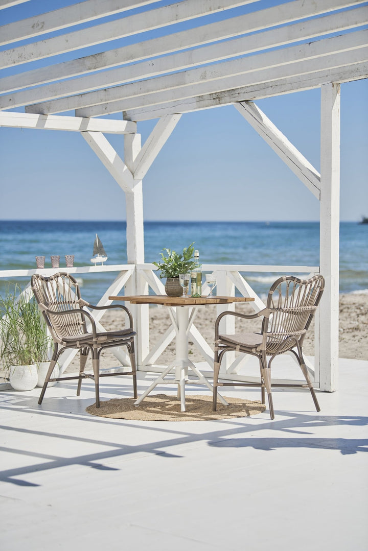 Nicole Cafe Table - Exterior - Sika Design - Outdoor Furniture - Black - Square(70x70) - HORNE