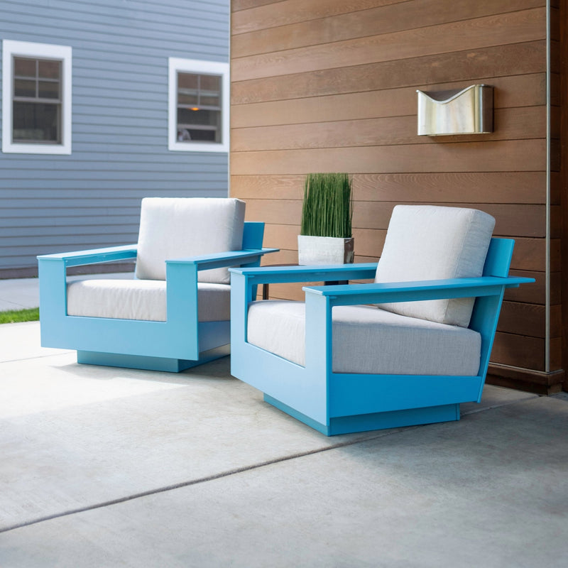 Nisswa Lounge Chair - Loll Designs - Outdoor Furniture - Black - Flax - HORNE