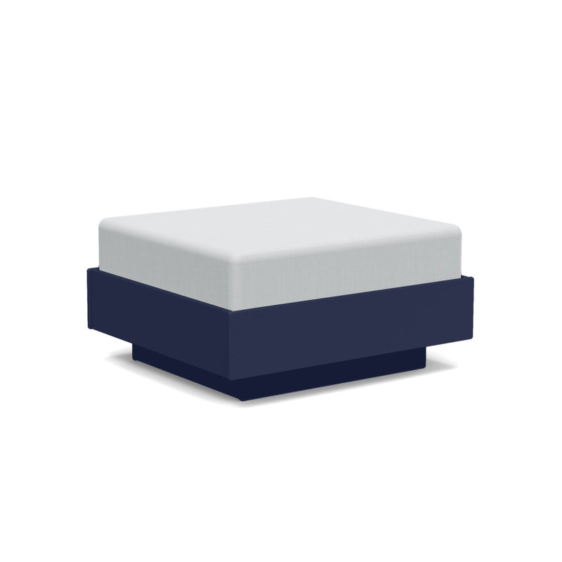 Nisswa Ottoman - Loll Designs - Stools + Benches + Ottomans - Black - Flax - HORNE