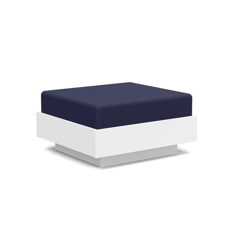 Nisswa Ottoman - Loll Designs - Stools + Benches + Ottomans - Black - Flax - HORNE