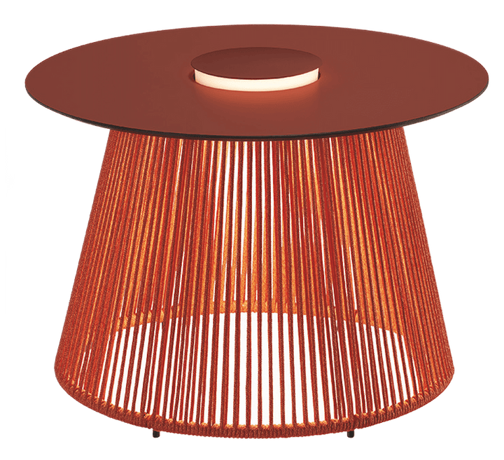 Nit Outdoor LED Table - Bover - Outdoor Furniture - 60/R - Terracotta/Orange - HORNE