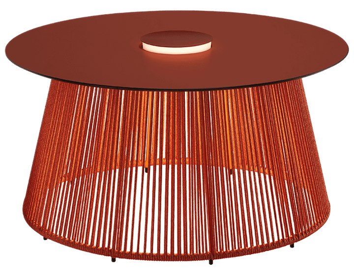 Nit Outdoor LED Table - Bover - Outdoor Furniture - 80/R - Terracotta/Orange - HORNE