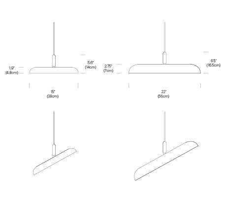 Nivél Pendant 15 - Pablo Designs - Pendants - Black - White - HORNE