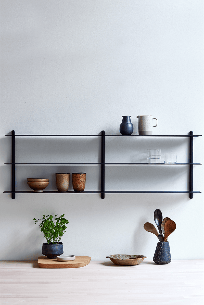 Nivo Shelf D - Gejst - Storage + Organization - Black - Small - HORNE