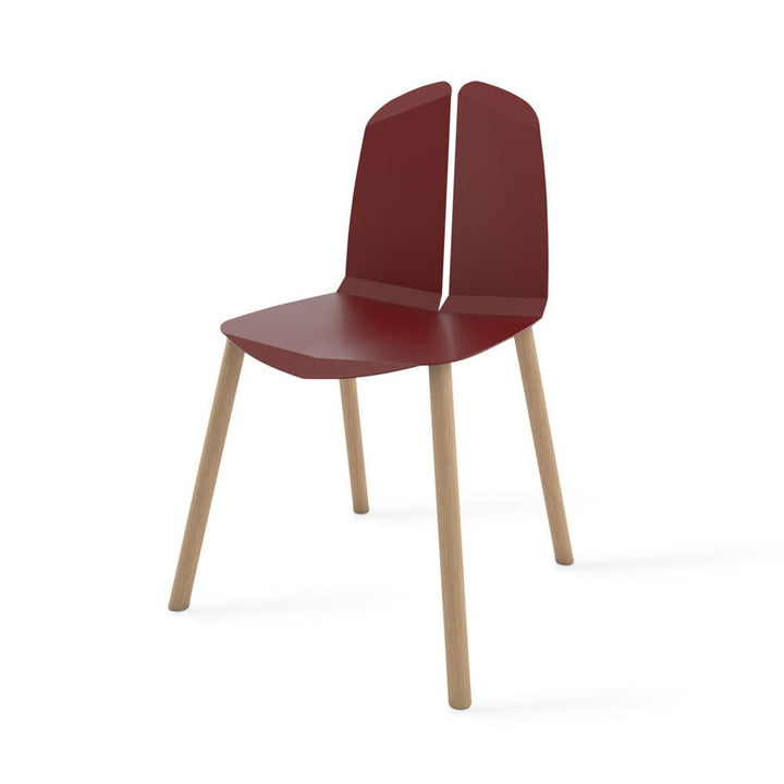 Noa Chair - Oak - Tronk - Chairs - Blood Red - HORNE