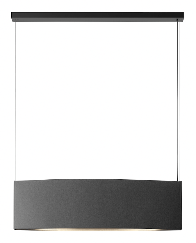 Noren S/123 LED Dimmable Pendant - Bover - Pendants - Direct & Indirect Light - Dark Grey - HORNE