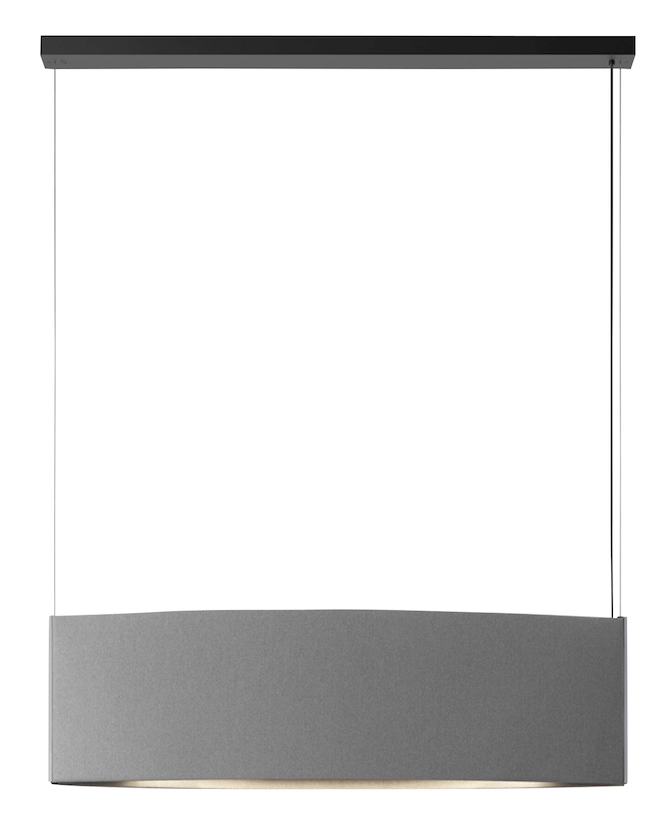 Noren S/123 LED Dimmable Pendant - Bover - Pendants - Direct & Indirect Light - Light Grey - HORNE