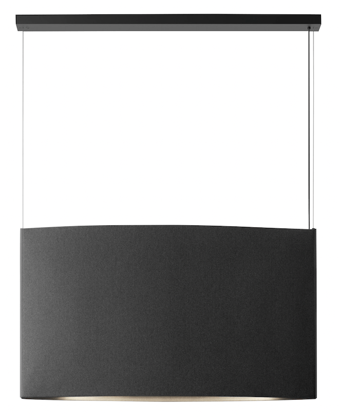 Noren S/123.2 LED Dimmable Pendant - Bover - Pendants - Direct Light Only - Dark Grey - HORNE