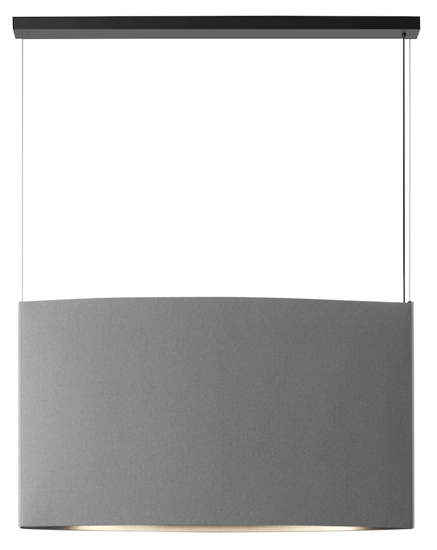 Noren S/123.2 LED Dimmable Pendant - Bover - Pendants - Direct Light Only - Dark Grey - HORNE