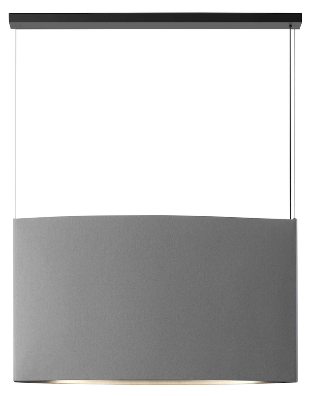 Noren S/123.2 LED Dimmable Pendant - Bover - Pendants - Direct & Indirect Light - Light Grey - HORNE
