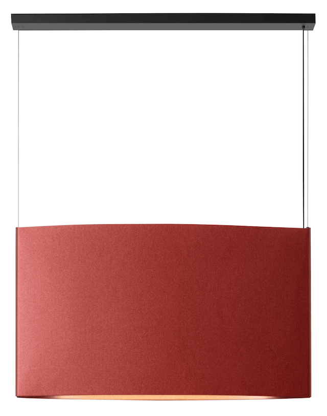 Noren S/123.2 LED Dimmable Pendant - Bover - Pendants - Direct & Indirect Light - Terracotta - HORNE