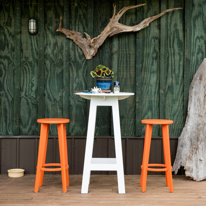 Norm Bar Stool - Loll Designs - Outdoor Furniture - Cloud White - HORNE