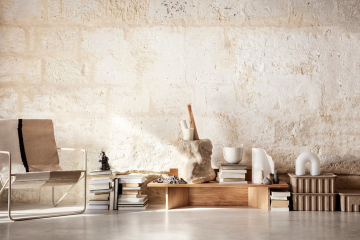 Oblique Bench - Ferm Living - Stools + Benches + Ottomans - Black Stained Oak - HORNE