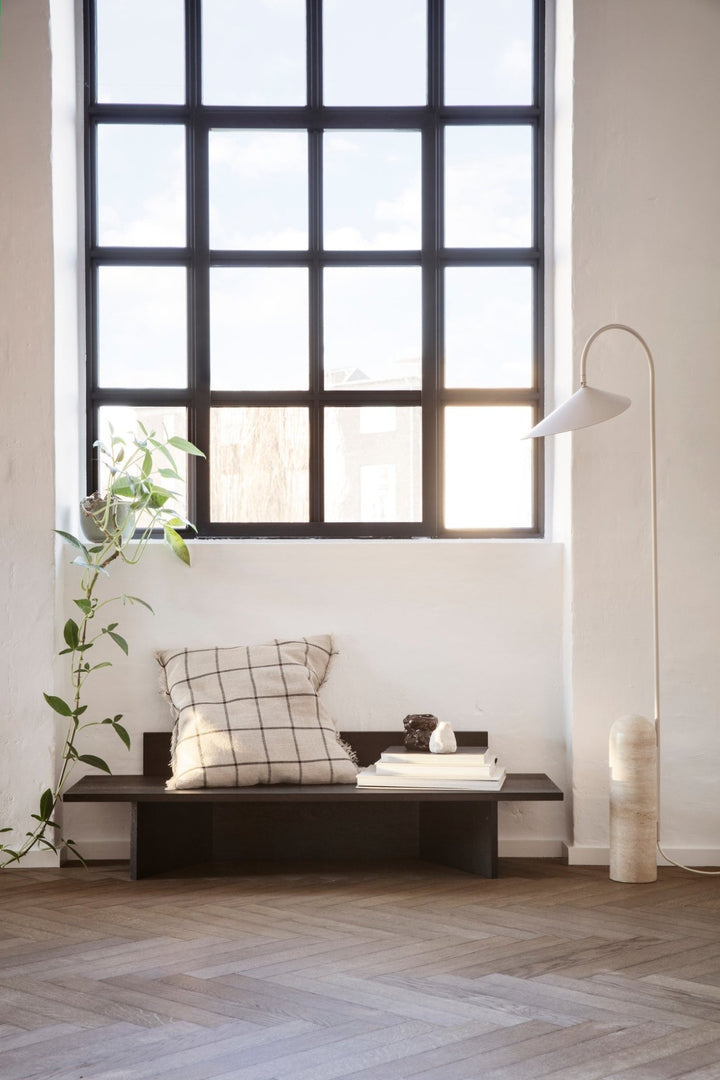 Oblique Bench - Ferm Living - Stools + Benches + Ottomans - Black Stained Oak - HORNE