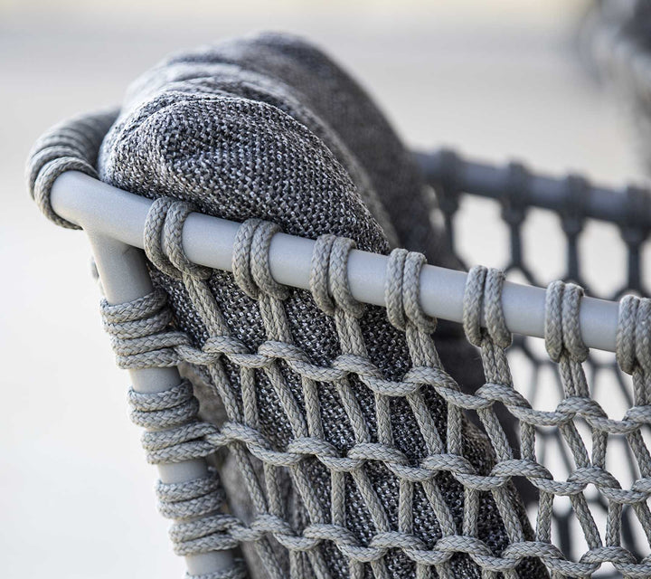 Ocean Chair - Cane Line - Outdoor Furniture - Taupe - Taupe Natté Cushion - HORNE
