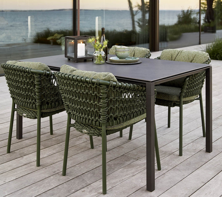 Ocean Chair - Cane Line - Outdoor Furniture - Taupe - Taupe Natté Cushion - HORNE