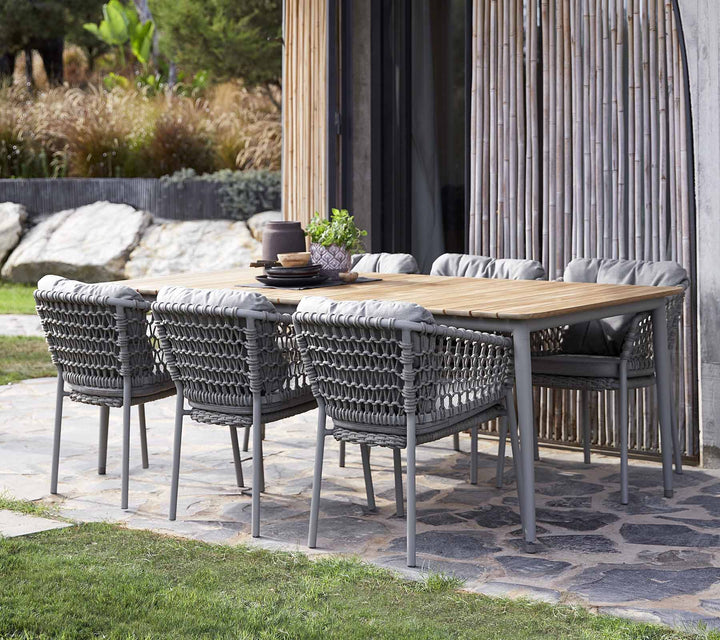 Ocean Chair - Cane Line - Outdoor Furniture - Taupe - Taupe Natté Cushion - HORNE