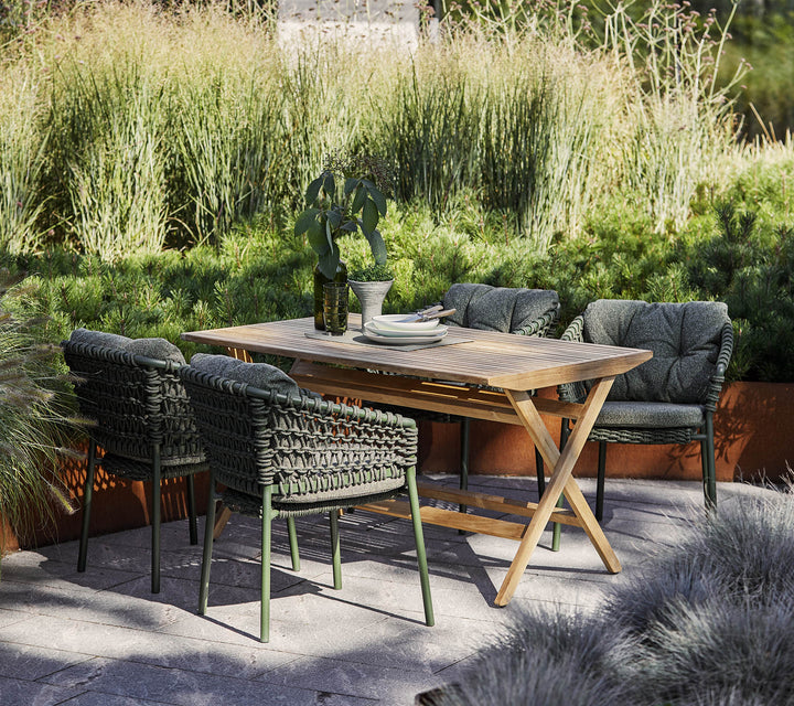 Ocean Chair - Cane Line - Outdoor Furniture - Taupe - Taupe Natté Cushion - HORNE